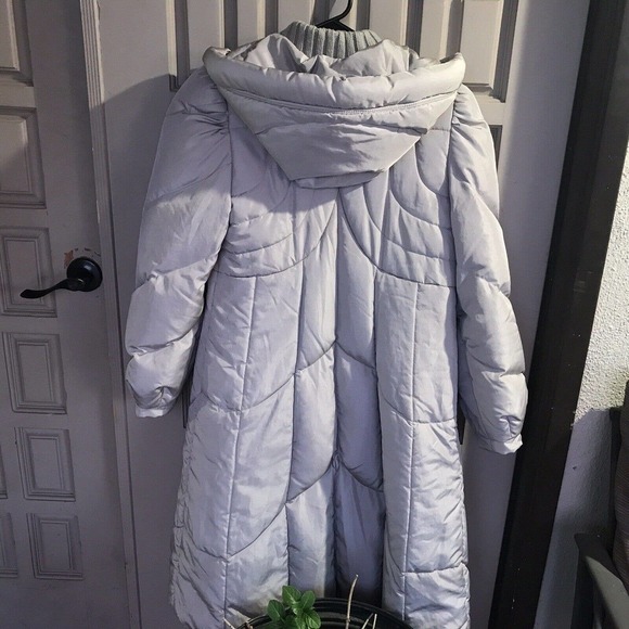 Women's Coat SzS 80% DUCK DOWN Coat Pale Lavender NWOT Quality - Picture 3 of 10
